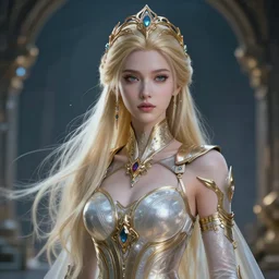digital art sci - fi princess hyper realistic very detailed