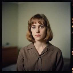 kodak portra 4 0 0, wetplate, muted colours, 1 9 6 0 s style, backrooms, in the style of by britt marling