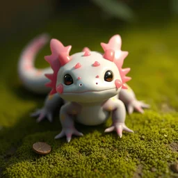 poket cute axolotl, 3 d nature sprites, unreal engine 5, octane render, detailed, cinematografic, cinema 4 d, nvidia ray tracing graphics, artstation, greg rutkowski style