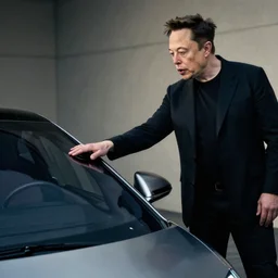 elon musk reaches underworld in his space car and meets satan