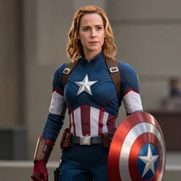 Jennifer Connelly as captain america