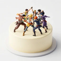 cake inspired by anime battle