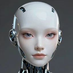 a magical AI robot head, highly detailed, digital painting, smooth, sharp, beautiful face, expressive eyes, art by greg rutkowski and alex gray