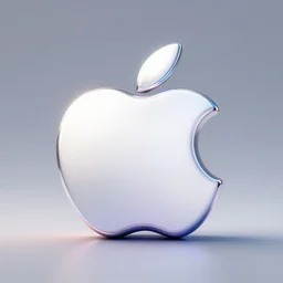 Apple logo from 2030, futuristic, artstation, realistic,