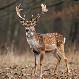 a deer in bird feathers, realistic, photograph, highly detailed, full body