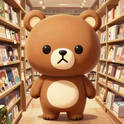 a chibi bear mascot character for a taiwanese bookstore, by takehiko inoue and kim jung gi and hiroya oku, by thomas kinkade and greg rutkowski and ilya kuvshinov, masterpiece illustration, ultrarealistic, perfect face and anatomy, golden ratio