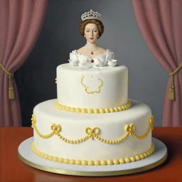 The Queen\'s Cake by Wayne Thiebaud