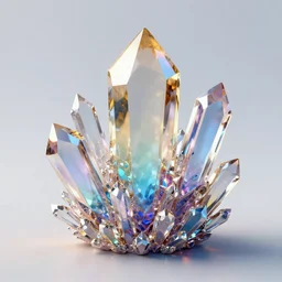 crystals, raytraced, octane render, beautiful hdr 8 k, realistic, detailed, intricate, glistening, colorful, iridescent smoke, light dispersion effect, diamond colorful crystals, dark background