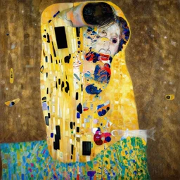 a painting portrait of a man celebrating by gustav klimt, trending on artstation, 4 k, very detailed