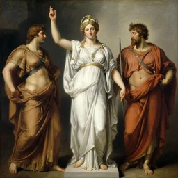 greek goddess of wisdom and heros. highly detailed painting by gaston bussiere, craig mullins, j. c. leyendecker 8 k