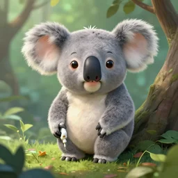 🐨🤖,digital Art, Greg rutkowski, Trending artstation,cinematic