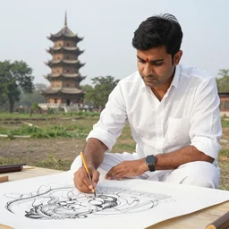 real photo of raghu rai's work