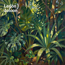 London with tropical plants, painted by Lowry