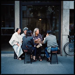 Candid Street Photography. Kodak X-Ray Film