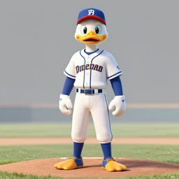 commissioned full body portrait of a male anthro duck fursona with a duck head wearing a baseball pitcher's uniform in baseball stadium, by a professional manga illustrator, Stanley Artgerm Lau, WLOP, Rossdraws, James Jean, Andrei Riabovitchev, Marc Simonetti, and Sakimichan, trending on artstation