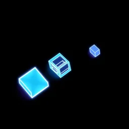generative art, creative coding, bright on black background, item variations, minimalistic, high contrast, holographic, by tadao ando, anton fadeev