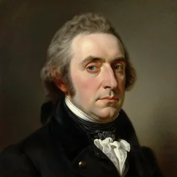 facial portrait of paul giamatti as william henry harrison, a character portrait by charles willson peale, reddit contest winner, american romanticism, oil on canvas painting, creative commons attribution, detailed painting