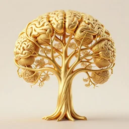 the holy grail, surreal, abstract, tree of life brains, cinematic masterpiece, beautiful golden lighting