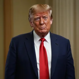 film still of donald trump as george bluth sr. in arrested development tv show, 8 k