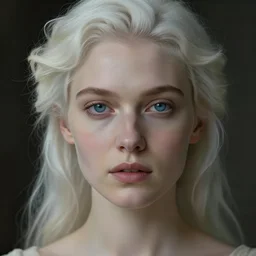 detailed cinematic wide shot of beautiful attractive woman slim face symettrical face clean skin blue eyes white hair, ultra realistic, spring light, painting by gaston bussiere, craig mullins, j. c. leyendecker