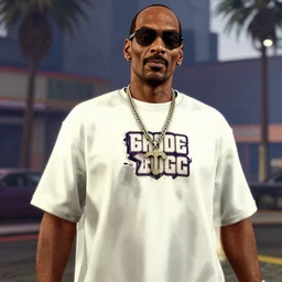 snoop dogg in gta v, videogame render, 4 k, artstation