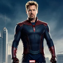 clint howard in the marvel cinematic universe, movie poster, official marvel media, highly detailed