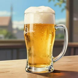 highly detailed colored ink illustration of a glas of beer, ultra realistic, clear weather, golden hour, sharp focus, cinematic lighting, sharp focus, clean shaped illustration by kim jung gi, studio ghibli, ric estrada, ron english and eiichiro oda