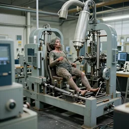 machines to save our lives, machines dehumanize,, photo,