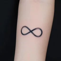 minimal infinity tattoo