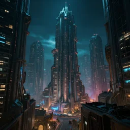 discovery of a highly advanced cyberpunk underworld metropolis with dark lighting in the style of thomas cole, cinematic lighting, raytracing, 8 k, octane render, volumetric, vivid, beautiful, hyperrealism