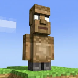 moai statue built in minecraft, screenshot