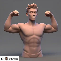 gabriel soares on instagram : 1 year of 3 d. ❤💪 # 3 dartist # 3 dsculpting,