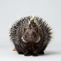 a cat - porcupine - hybrid, animal photography