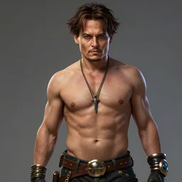johnny depp as draven from league of legends, au naturel, hyper detailed, digital art, trending in artstation, cinematic lighting, studio quality, smooth render, unreal engine 5 rendered, octane rendered, art style by riot, klimt, nixeu, ian sprigger, wlop, krenz cushart, sergey grechanyuk, vance kovaks, dominik mayer