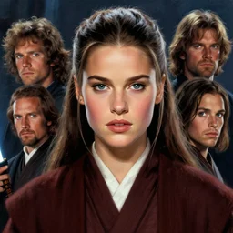 young demi moore as a jedi from the empire strikes back, detailed, centered, digital painting, artstation, concept art, donato giancola, joseph christian leyendecker, wlop, boris vallejo, breathtaking, 8 k resolution, extremely detailed, beautiful, establishing shot, artistic, hyperrealistic, beautiful face, octane render