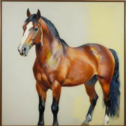 a beautiful painting horse, by xu beihong warhol / pop art must be used for good results painting