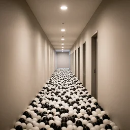 endless corridors where the floor is a ballpit