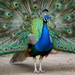 a feline peacock - cat - hybrid, animal photography, wildlife photo