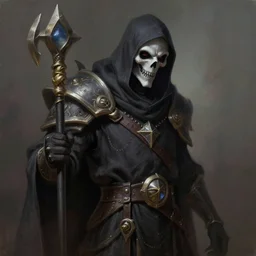 peter elson painting of athe grim reaper. highly detailed, digital painting, artstation, concept art, matte, sharp focus, illustration, hearthstone