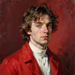 jack white red and white, portrait painting by john singer sargent, donato giancola, mead schaeffer, frans hals, fashion photography
