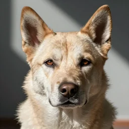 the world seen through the eyes of a dog, photography, high resolution, hdr
