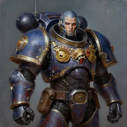 character portrait cyberpunk blade runner 2 0 4 9 starcraft terran warhammer 4 0 k space marine commmissar ( ( ( ( ( ( ( ( totally definitely not negative no not girl with the pearl earring inspired, well maybe a little ) ) ) ) ) ) ), character design, painting by gaston bussiere, katsuya terada, frank frazetta, tom of finland, trending on artstation