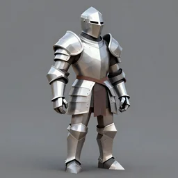Runescape Rune Armor, low poly artstation rendition