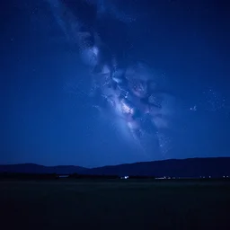 indigo night by wlop, landscape