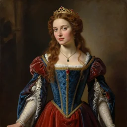 an oil painting of a gorgeous medieval european princess, by wlop, greg rutkowski, thomas kinkade, super detailed, 3 d, hdr on, 4 k wallpaper