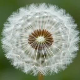 macro photo of dandelion flower