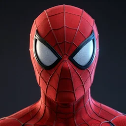 futuristic spiderman opening his mask ,highly detailed, 4k, HDR, award-winning, artstation, octane render