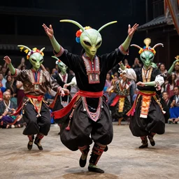 traditional alien dance