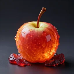 candy apple made of magma