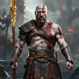 Donald Trump as god of war